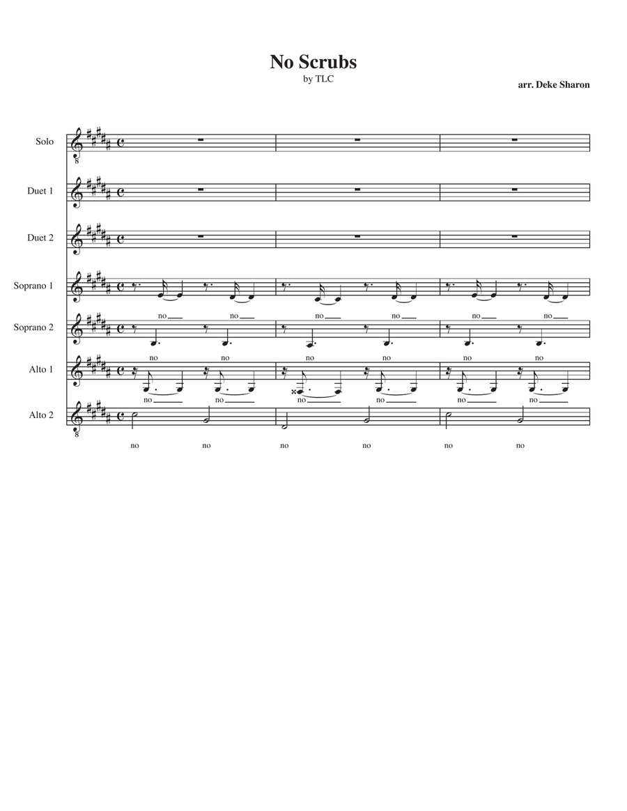 No Scrubs No Scrubs SSAA scores gallery preview page 1