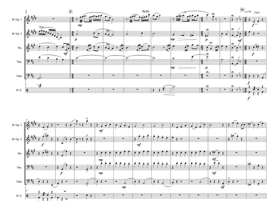 Belle Small Ensemble scores gallery preview page 2