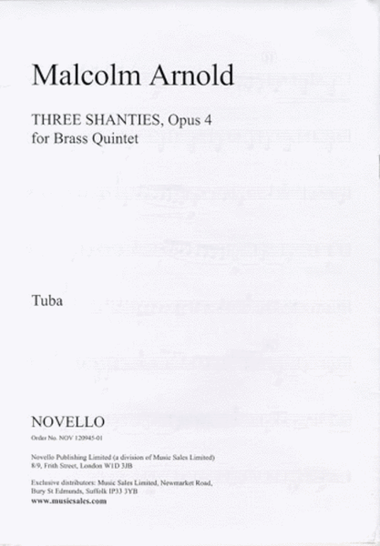 Three Shanties Op.4 (Parts)