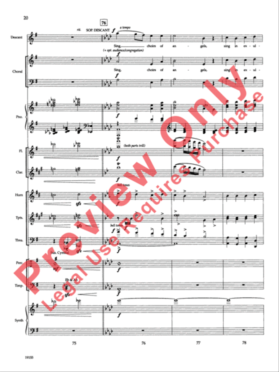 Sing Joy! Sing Joy! Choir scores gallery preview page 21