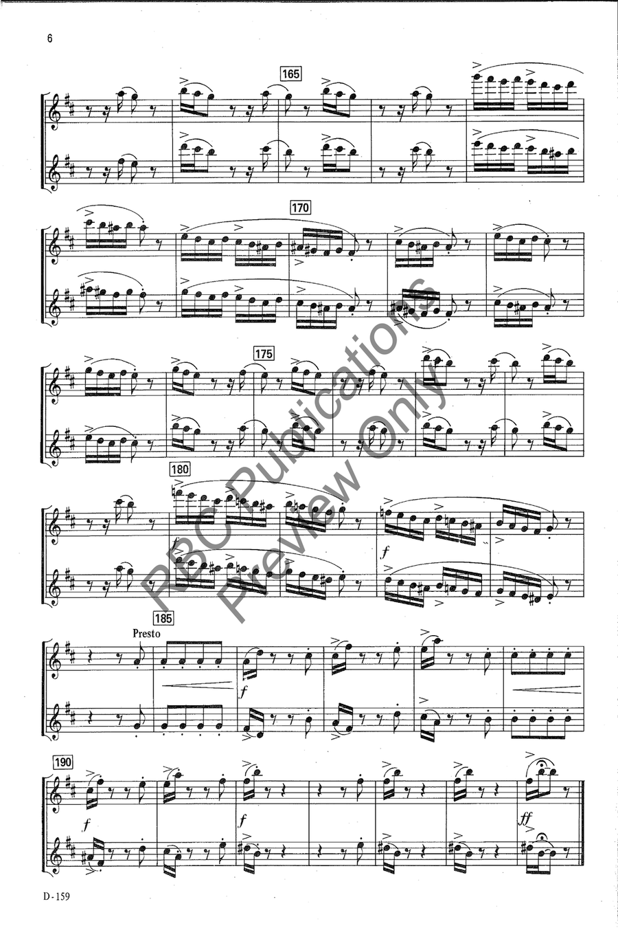 Conversation #3 Flute Duet Flute Duet scores gallery preview page 7