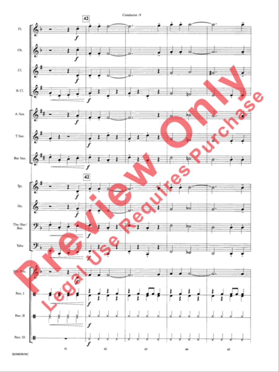Yo Christmas Tree! (based on O Christmas Tree) Concert Band scores gallery preview page 11