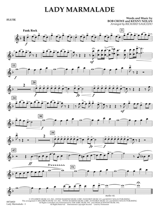 Lady Marmalade (from Moulin Rouge) (arr. Richard Saucedo) - Flute