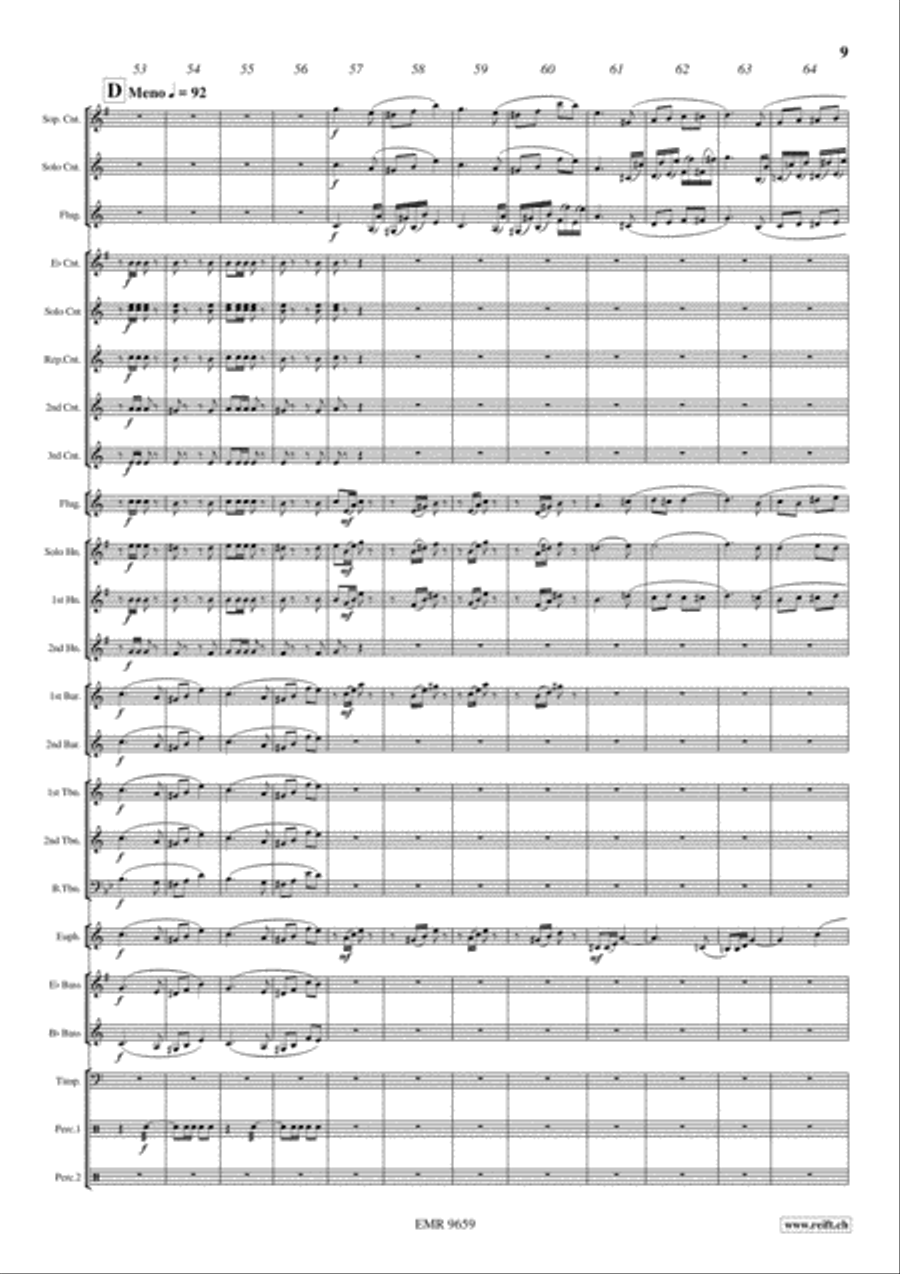 Caprice No. 24 Brass Trio scores gallery preview page 9