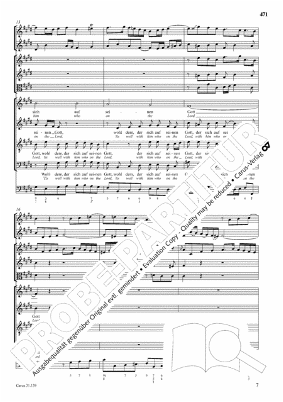 The Complete Sacred Vocal Works (Das geistliche Vokalwerk) Voice scores gallery preview page 472
