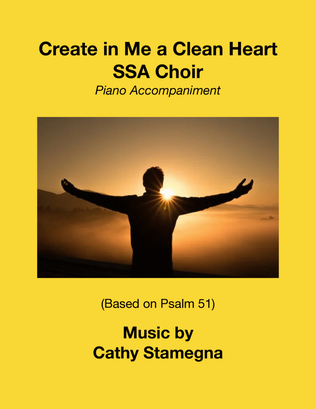 Book cover for Create in Me a Clean Heart (SSA Choir)
