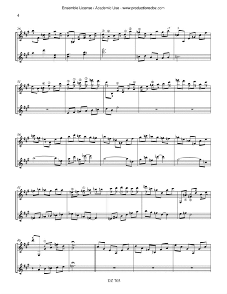Sur le zinc Sur le zinc Classical Guitar scores gallery preview page 4