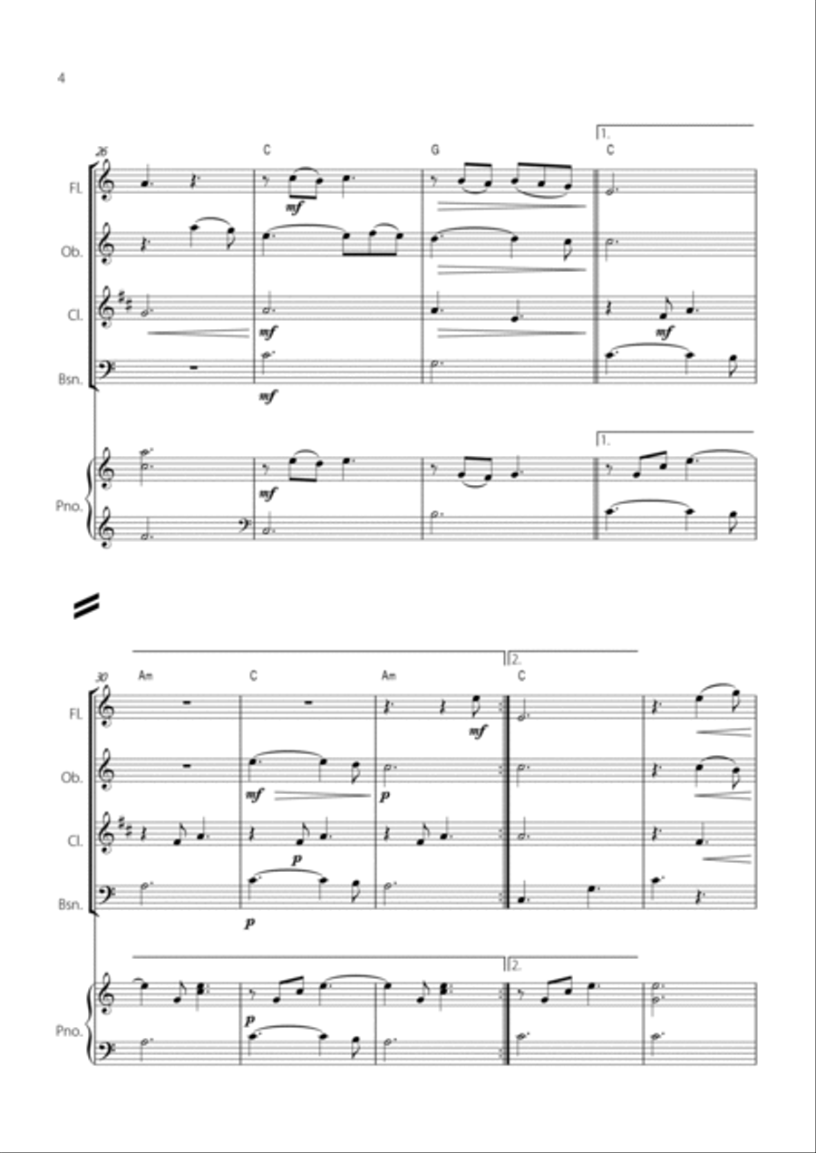 Hallelujah Chamber Music scores gallery preview page 4