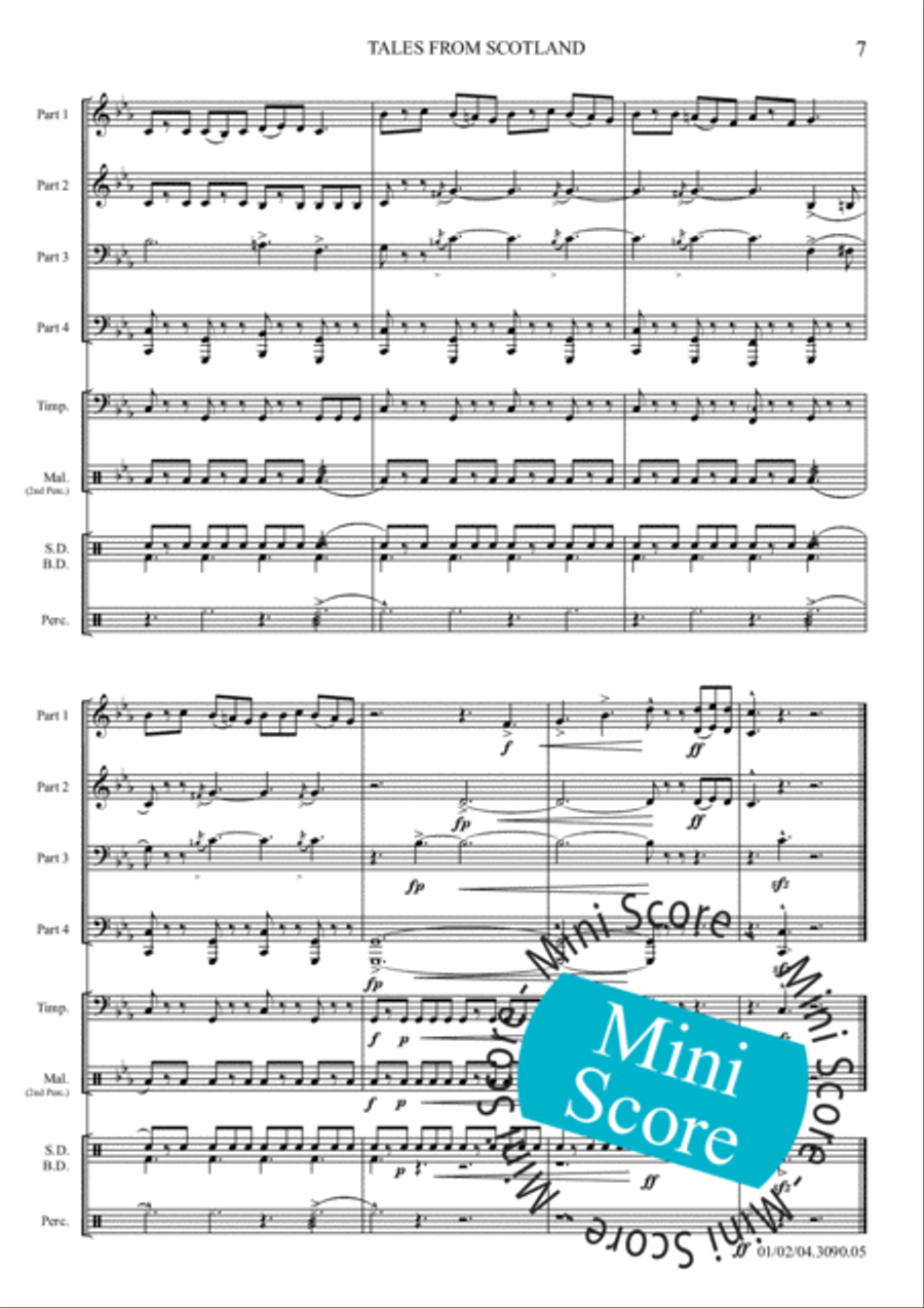Tales from Scotland Brass Ensemble scores gallery preview page 11