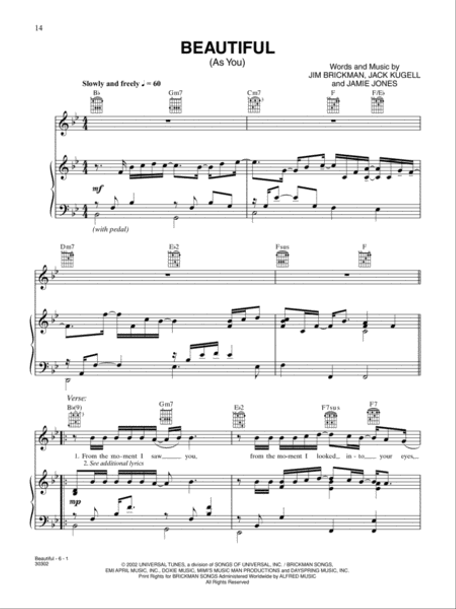 The Essential Jim Brickman Piano, Vocal, Guitar scores gallery preview page 15