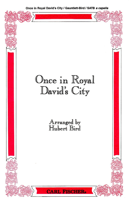 Once in Royal Davids City