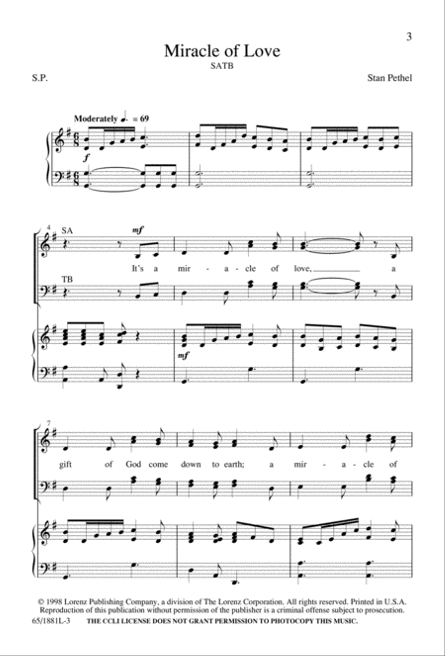 A Very Special Night A Very Special Night Unison Choir scores gallery preview page 5