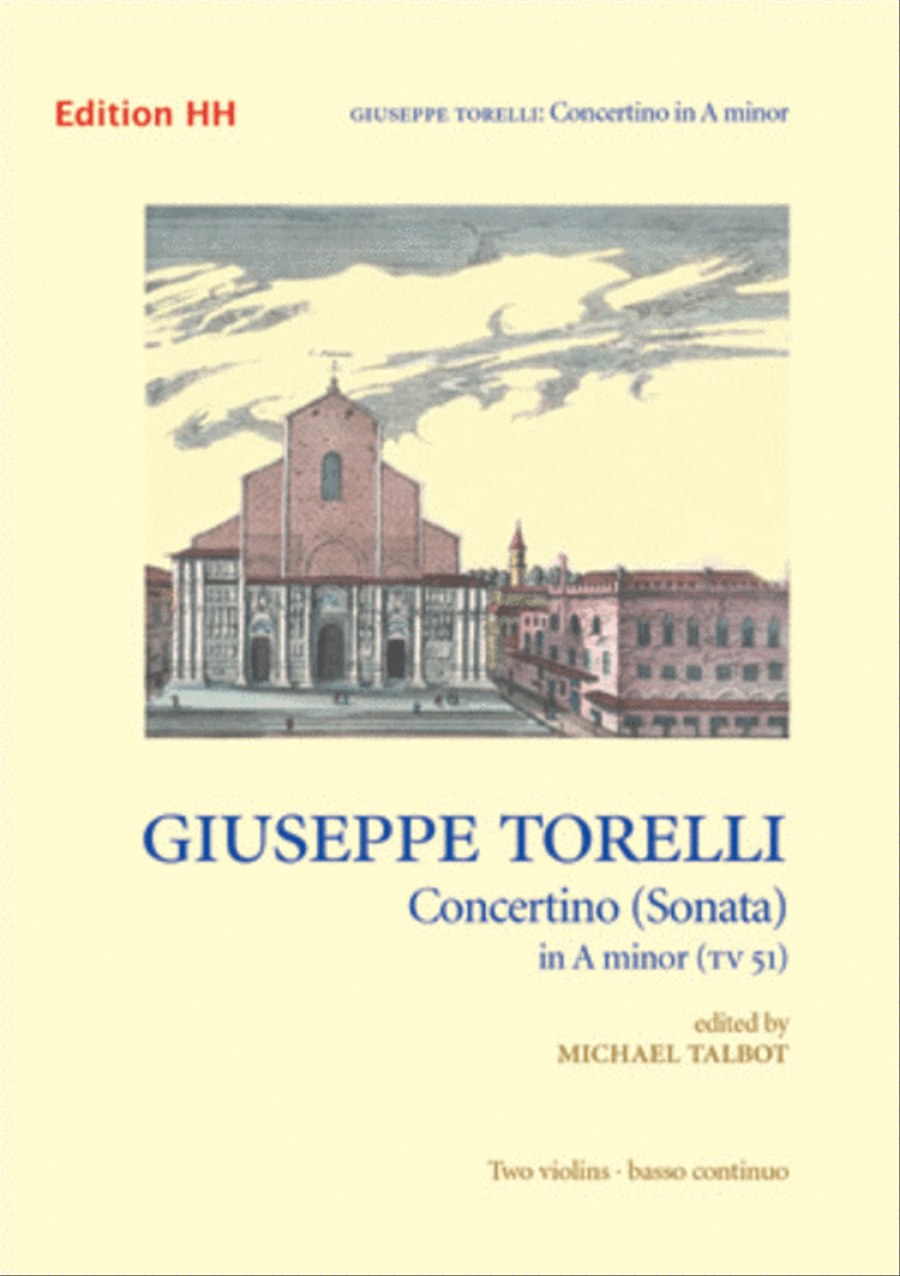 Sonata (concertino) in A minor Violin scores gallery preview page 1