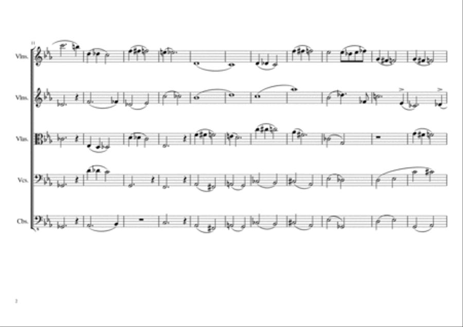 Dark Castle String Orchestra scores gallery preview page 2