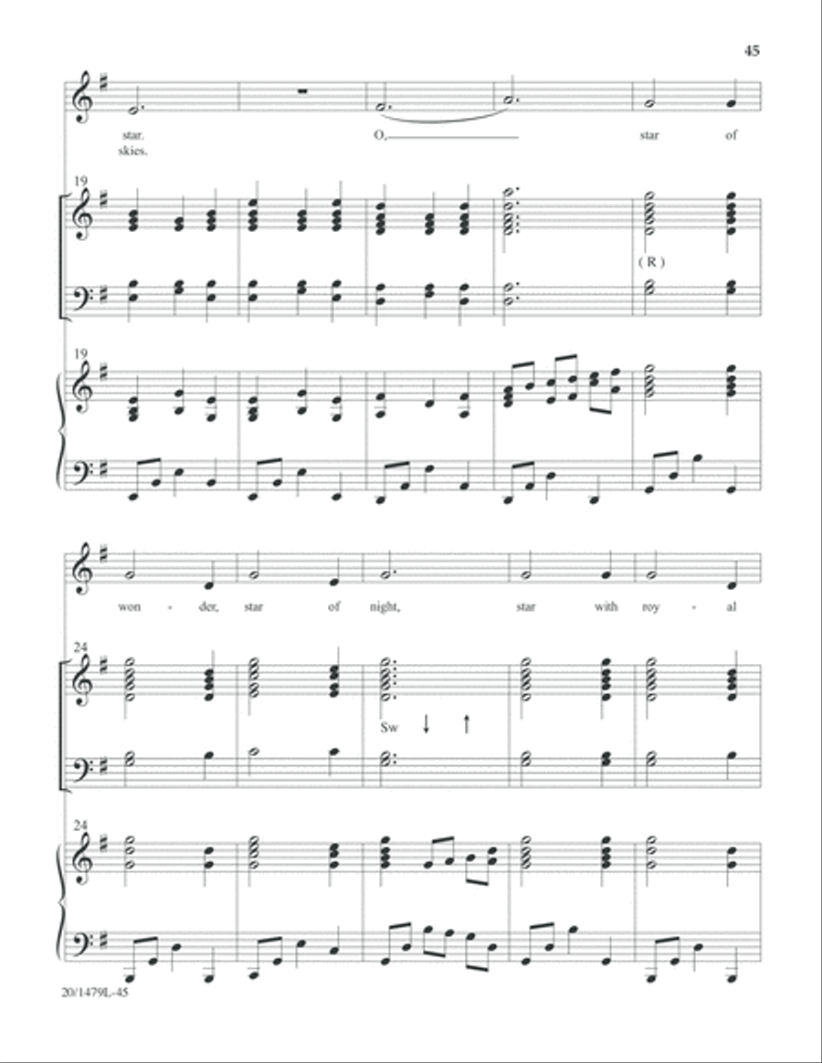 Christmas Carol Celebrations - Keyboard/Handbell Score 5-Octaves scores gallery preview page 46
