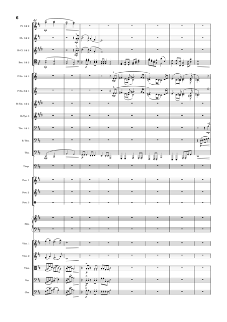 Till We Meet Again - Score Only Full Orchestra scores gallery preview page 6