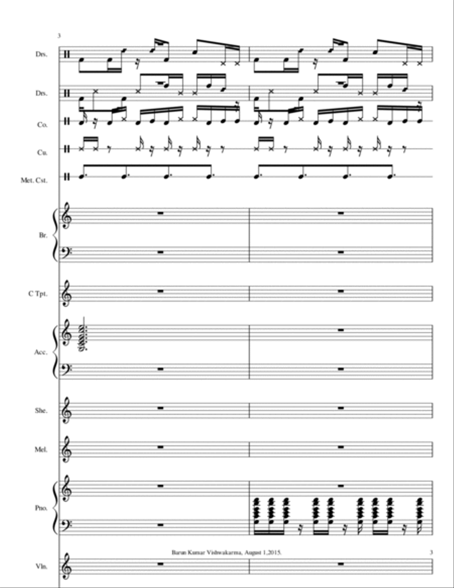 Barun4WaltzFilmDanceMusic Small Ensemble scores gallery preview page 3