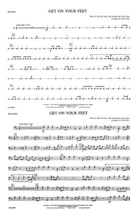 Book cover for Get On Your Feet: Bass Drum/Electric Bass