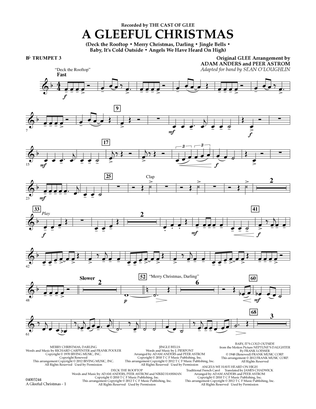 A Gleeful Christmas - Bb Trumpet 3