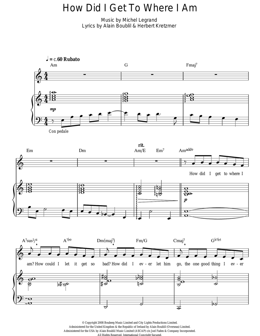 How Did I Get To Where I Am Guitar scores gallery preview page 1