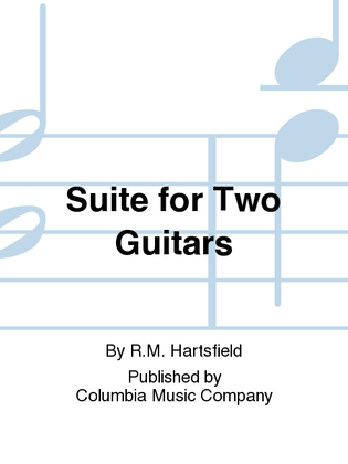 Book cover for Suite for Two Guitars