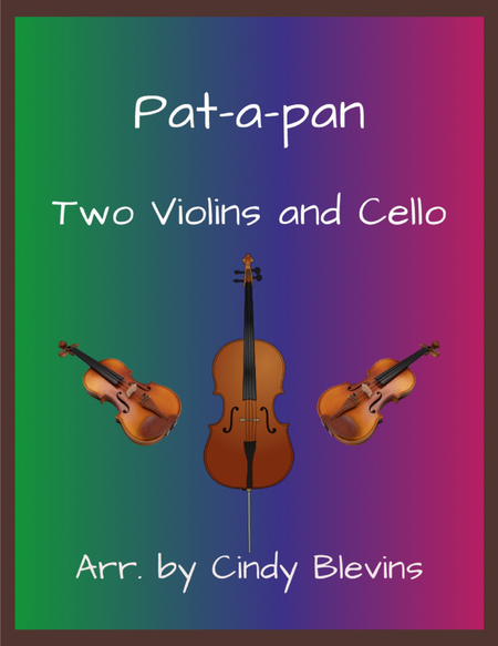 Pat-a-pan, for Two Violins and Cello image number null