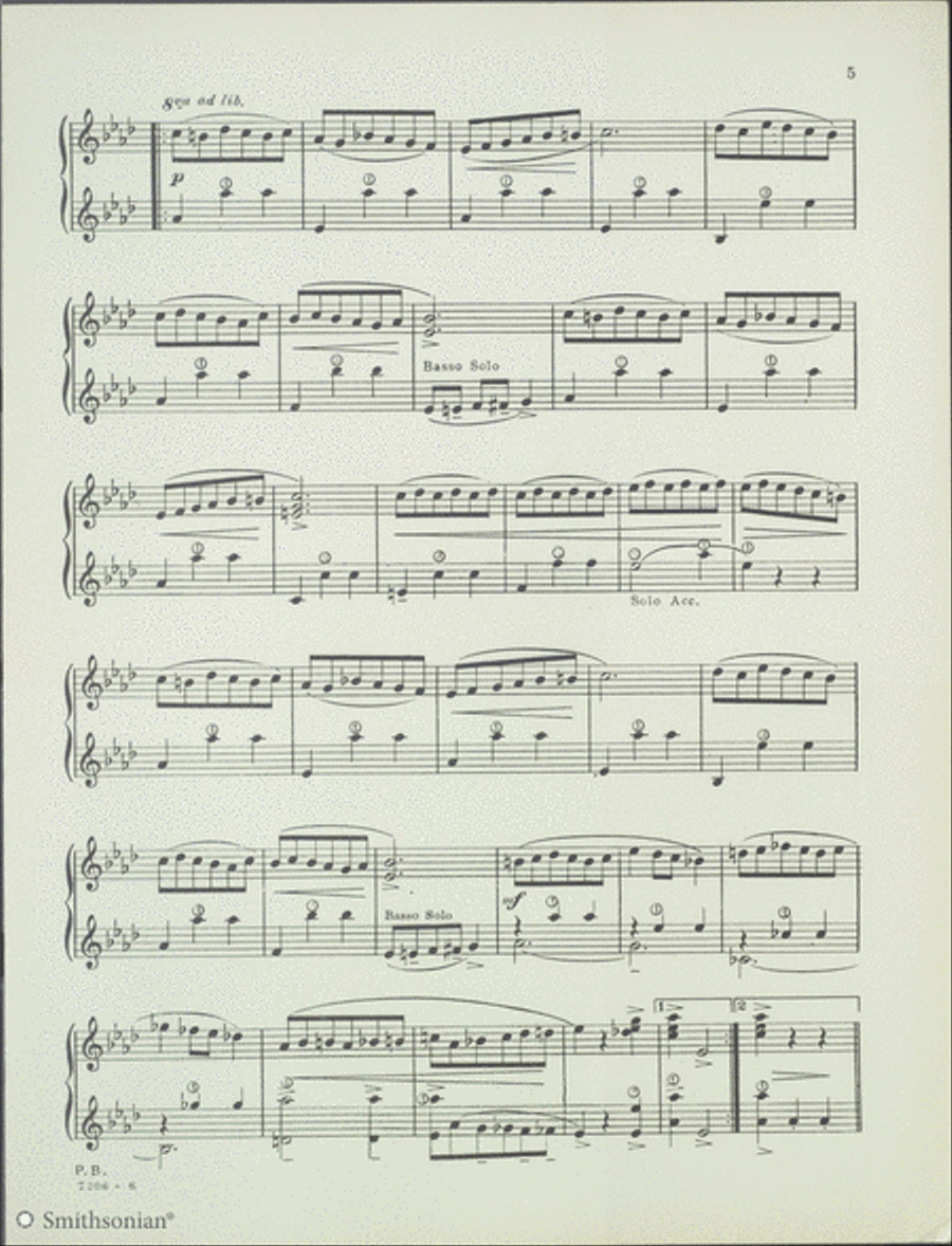 Beautiful Venice Waltz Piano scores gallery preview page 5