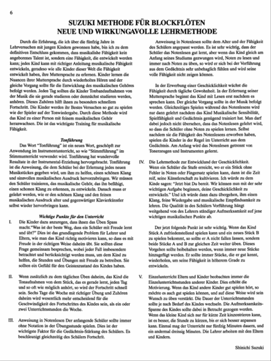 Suzuki Recorder School (Alto Recorder), Volume 3 Alto Recorder scores gallery preview page 6