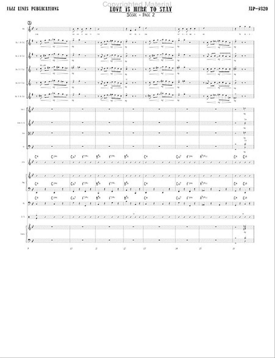(Our) Love Is Here To Stay Orchestra scores gallery preview page 5