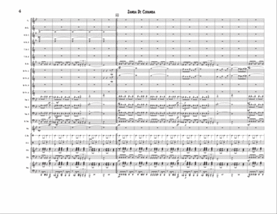 Samba De Caramba Samba De Caramba Jazz Ensemble scores gallery preview page 4