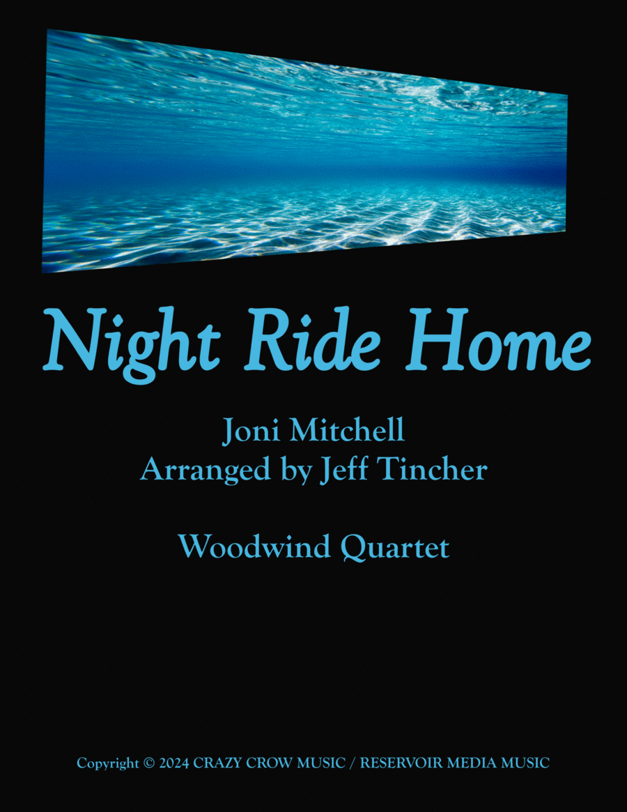 Night Ride Home Woodwind Quartet scores gallery preview page 1