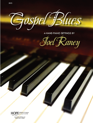 Book cover for Gospel Blues for 4-Hand Piano