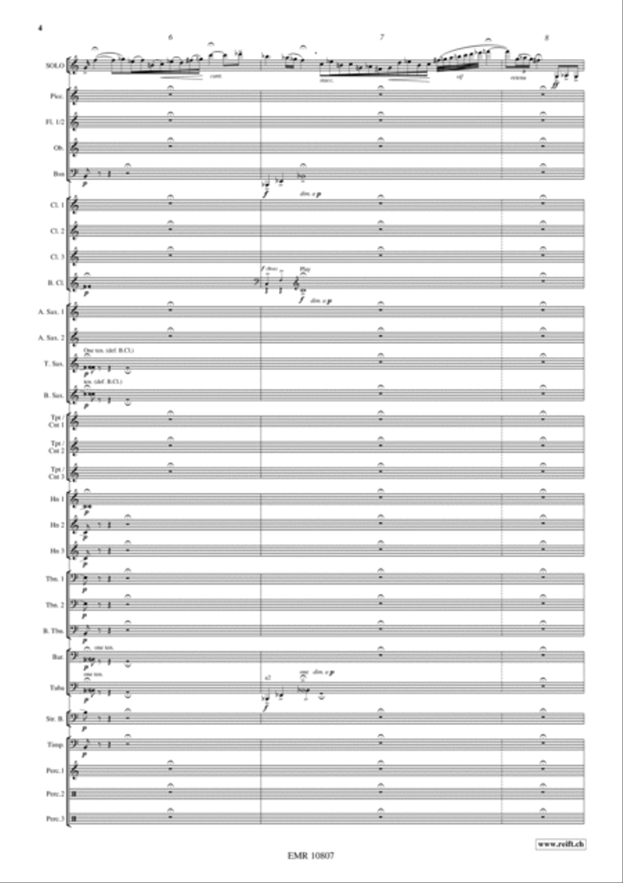 Saltatio Diabolica Saltatio Diabolica Concert Band scores gallery preview page 5