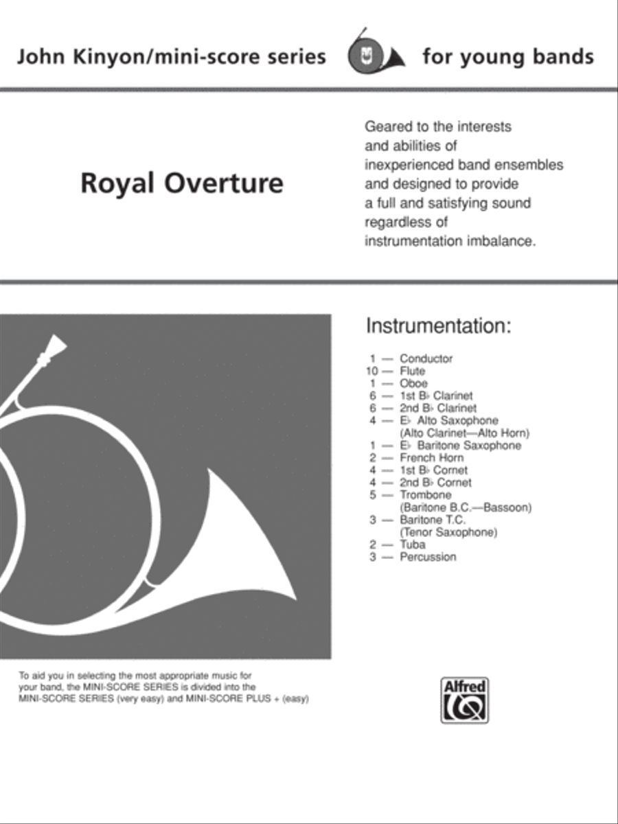 Royal Overture: Score Concert Band scores gallery preview page 1