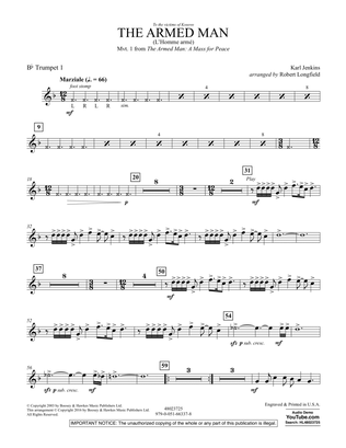 The Armed Man (from A Mass for Peace) (arr. Robert Longfield) - Bb Trumpet 1