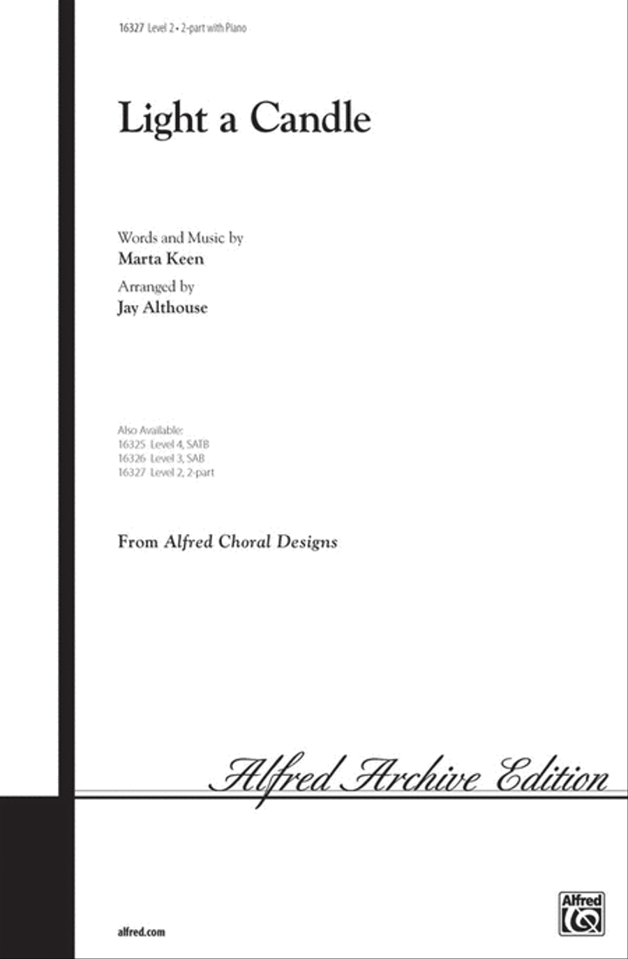 Light a Candle Light a Candle 2-Part scores gallery preview page 1