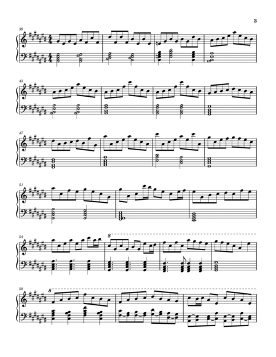 Transformation Piano Solo scores gallery preview page 3