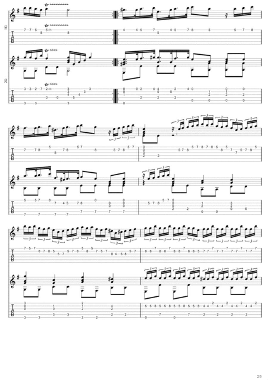 Andante From concerto for two mandolins RV 532 Acoustic Guitar scores gallery preview page 2