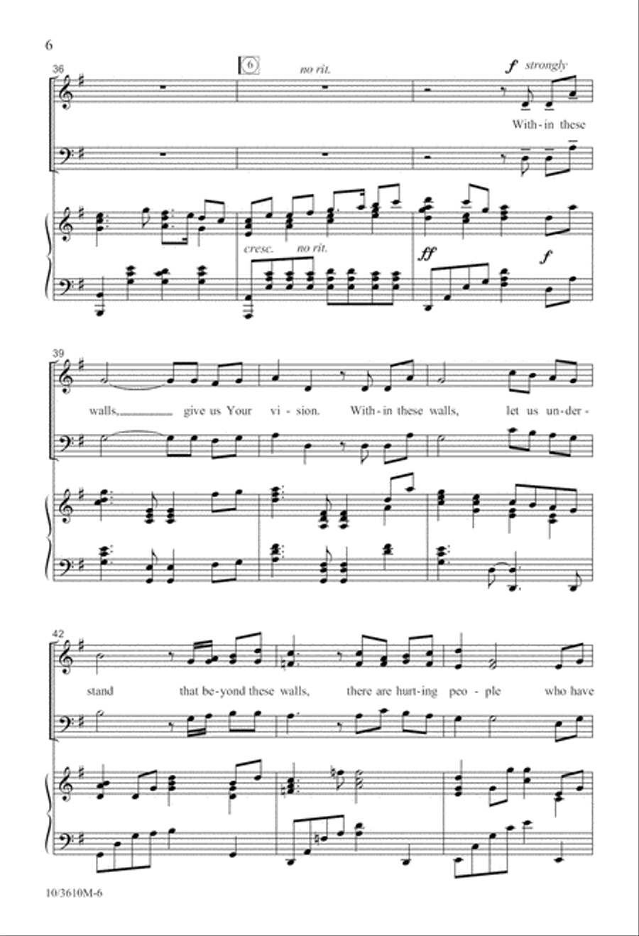 Within These Walls 3-Part scores gallery preview page 6