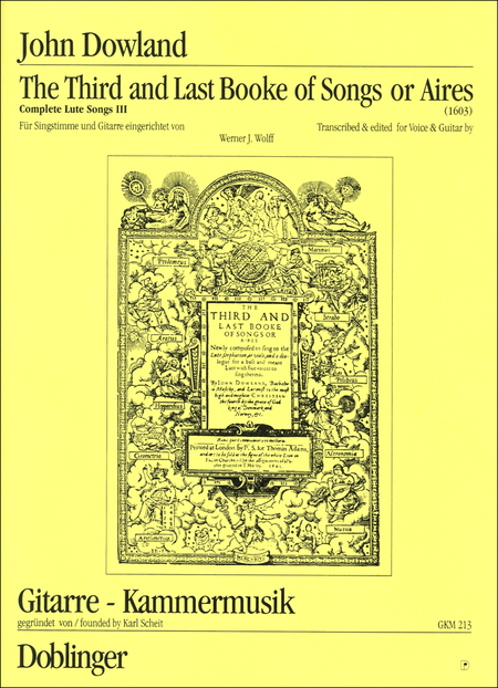 The Third Booke Of Songs Or Aires (Complete Lute Songs Iii) & Complete Lute Songs Iv-Supplement