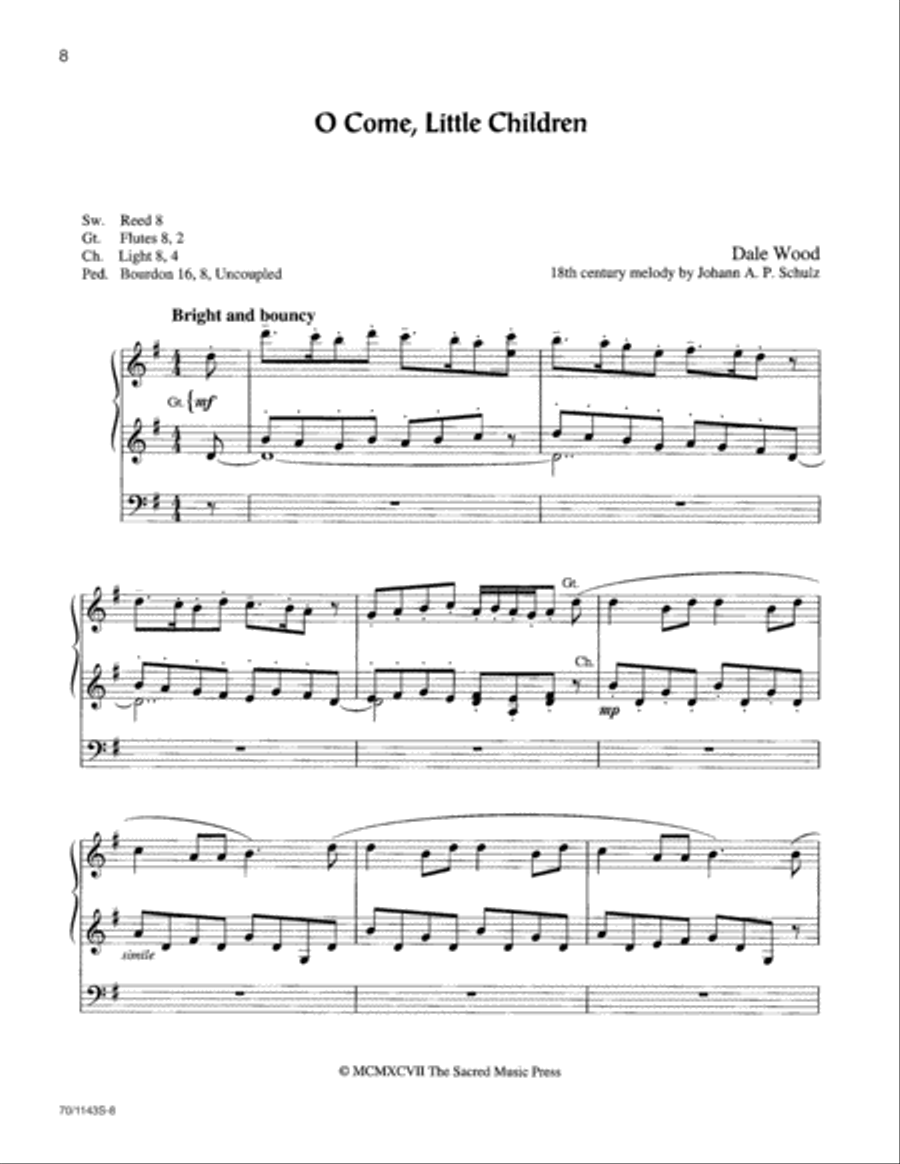 Christmas Pipings Christmas Pipings Organ Solo scores gallery preview page 5