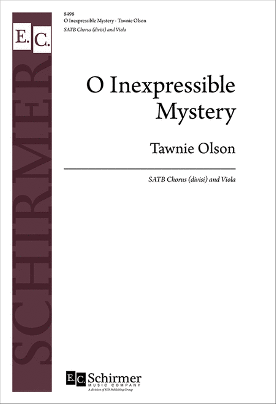O Inexpressible Mystery Divisi scores gallery preview page 1