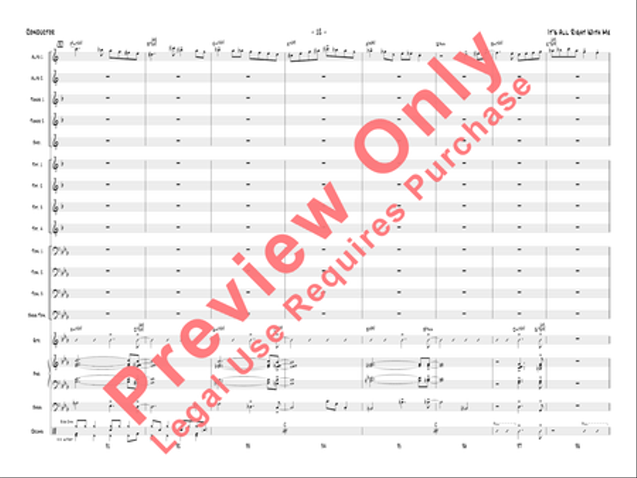 It's All Right with Me Jazz Ensemble scores gallery preview page 15