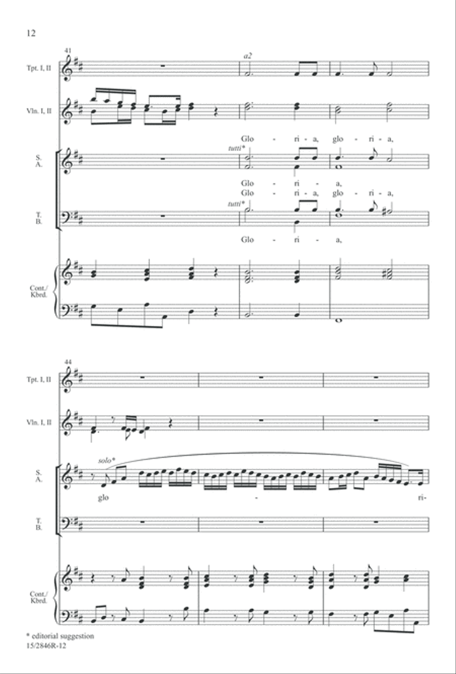 Nunc dimittis 4-Part scores gallery preview page 12