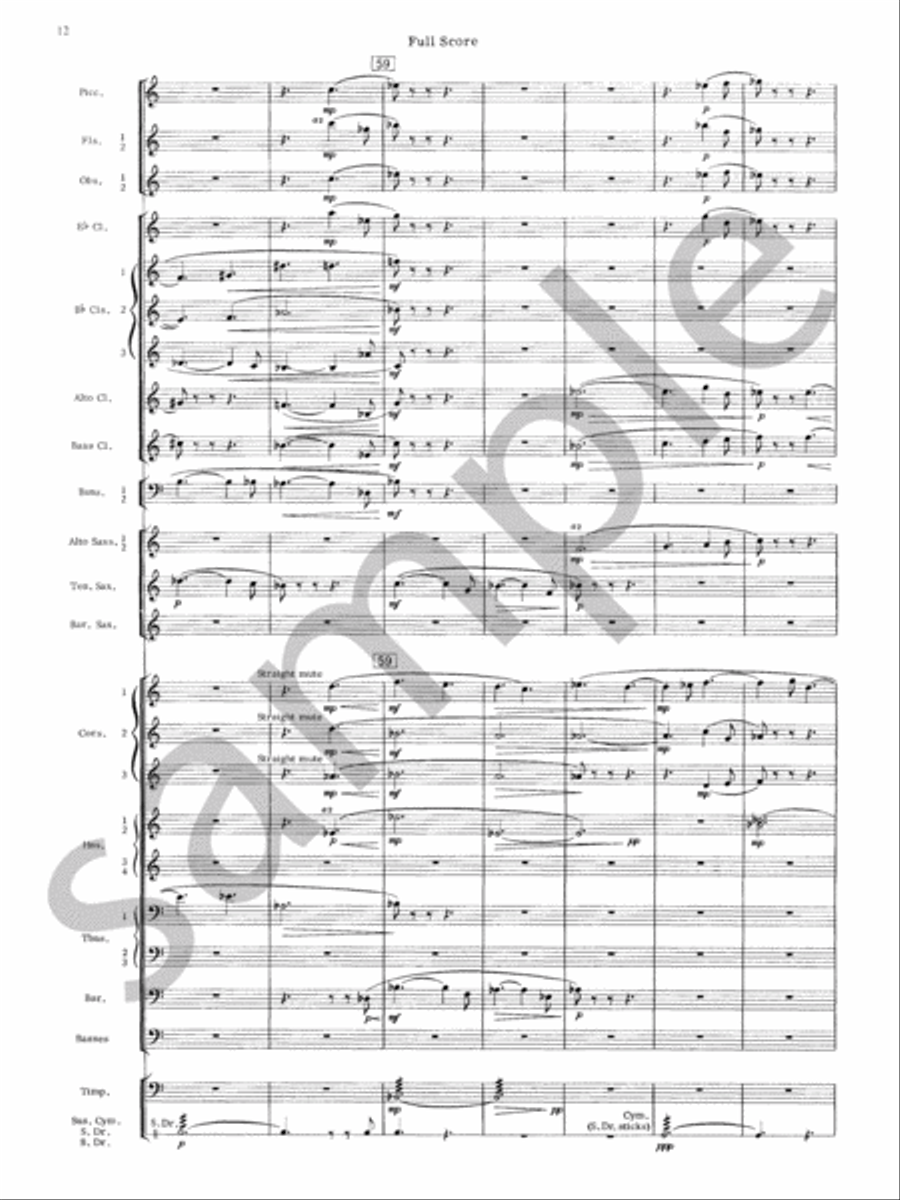 O Cool Is the Valley Concert Band scores gallery preview page 14