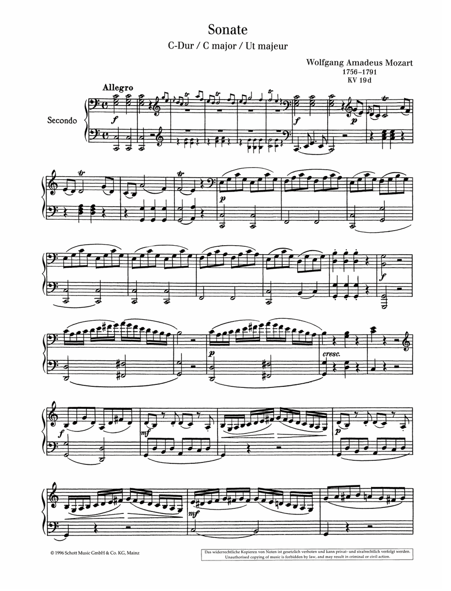 Sonata C major