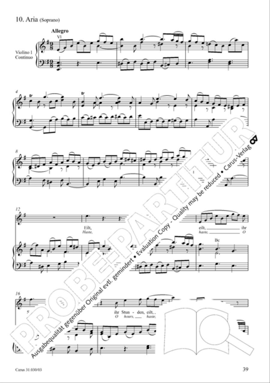 Joyful be, O ransomed flock (Freue dich, erloste Schar) 4-Part scores gallery preview page 40