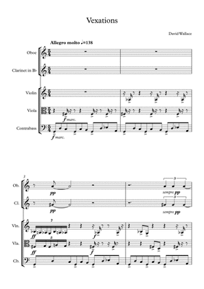 Vexations for Mixed Quintet