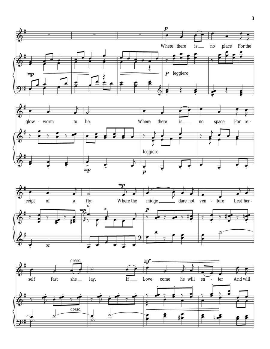 Over The Mountains Piano, Vocal scores gallery preview page 3