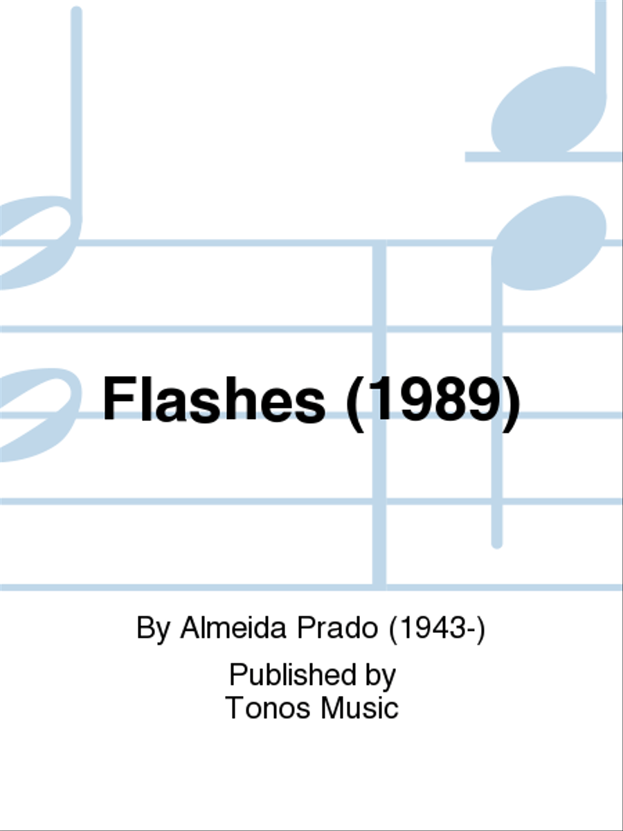 Flashes (1989) Piano Solo scores gallery preview page 1